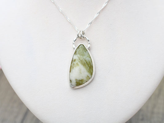 Scottish marble pendant necklace.