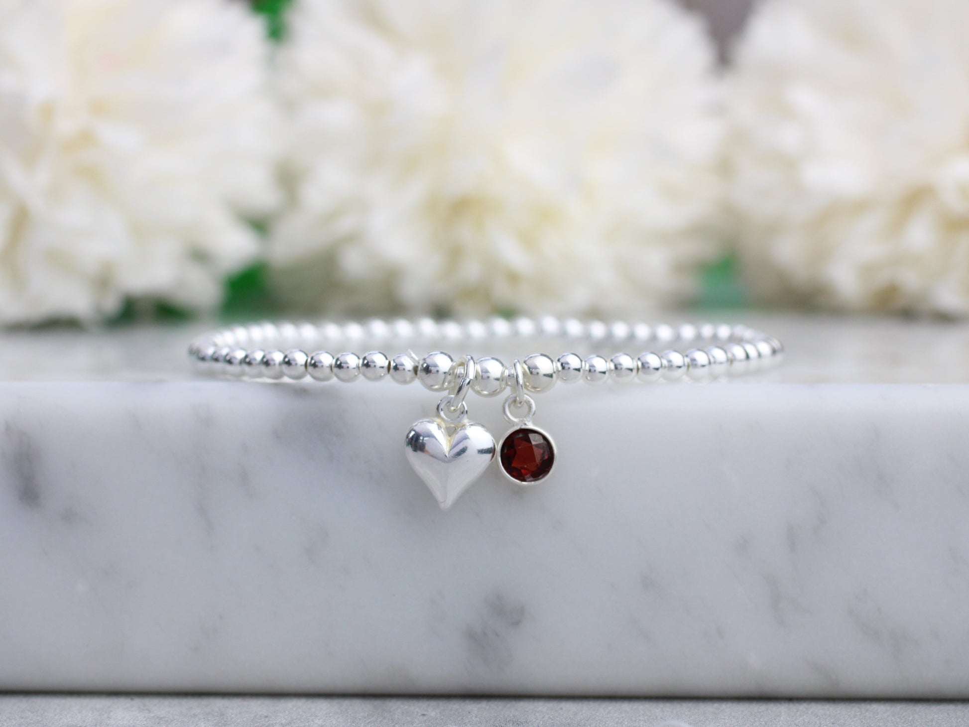 valentines day bracelet with charm