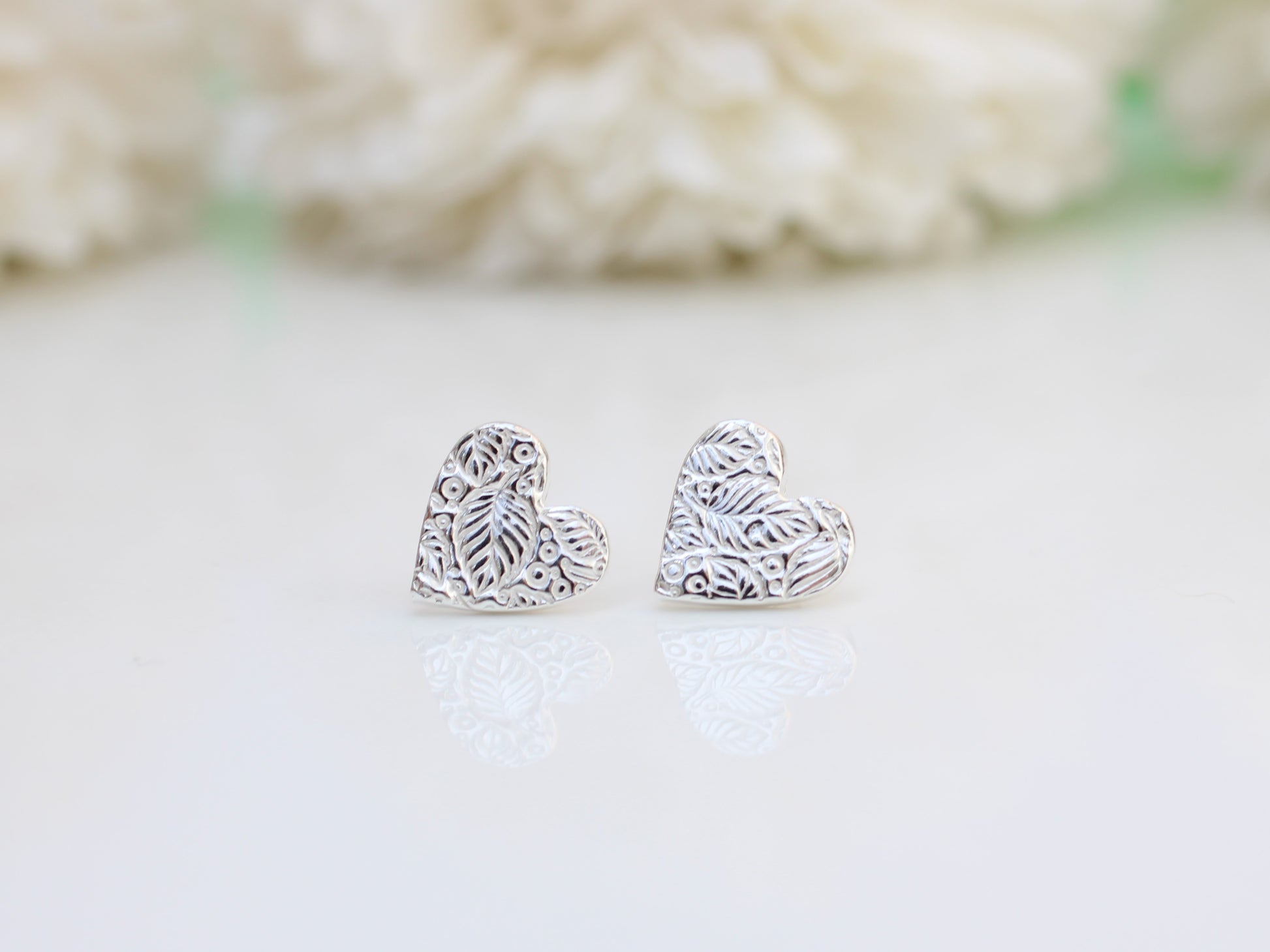 autumn leaf stud earrings
