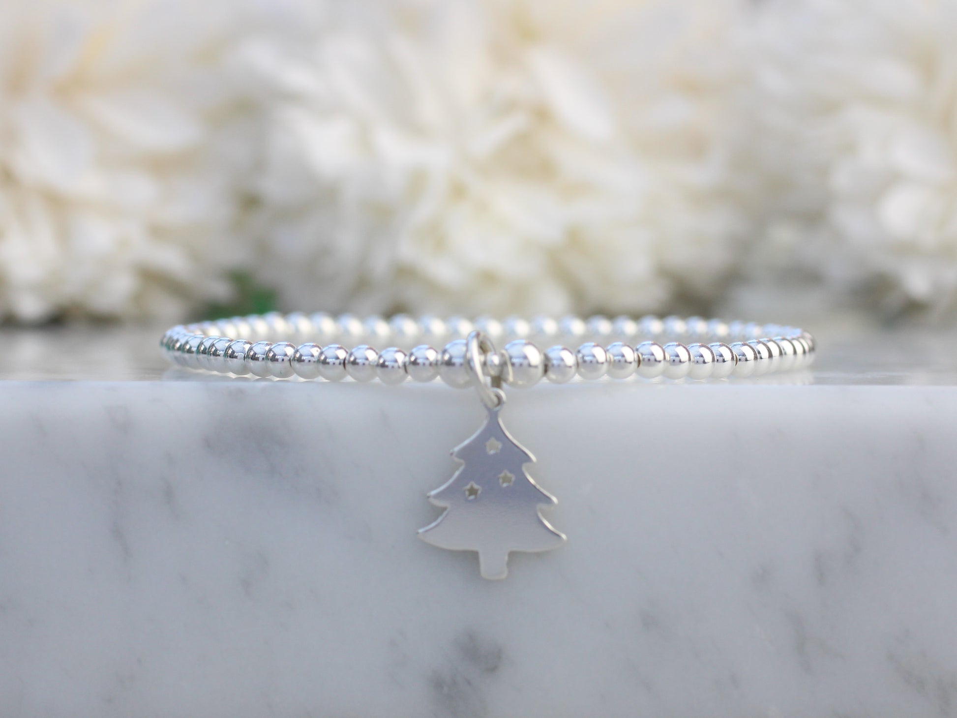 christmas tree charm bracelet