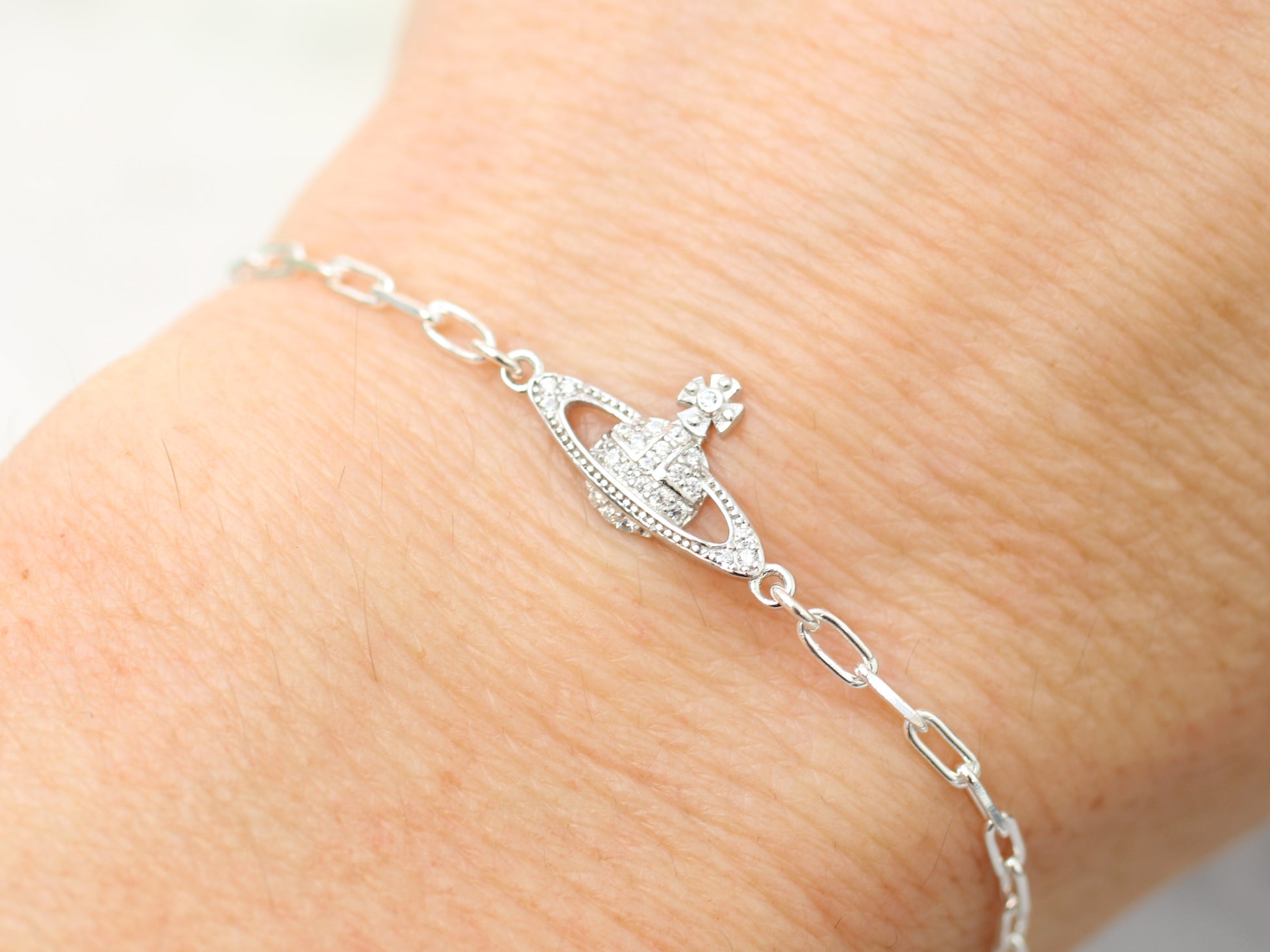 crystal orb bracelet
