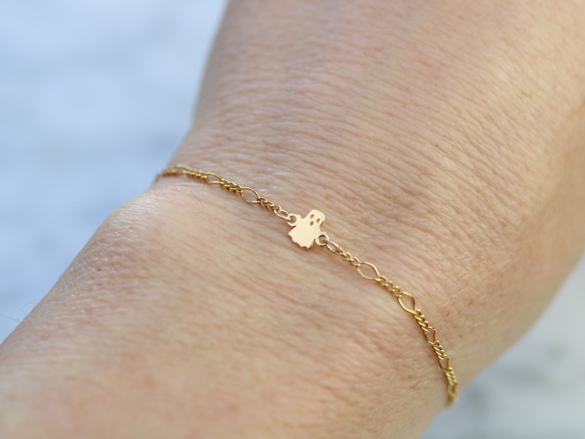 dainty ghost bracelet