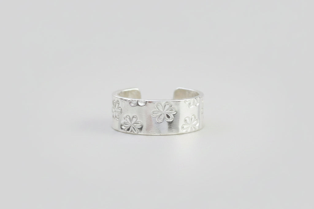 Handmade Sterling Silver Ear Cuff – Dandelion, Paw Print, Heart, Flower and Star