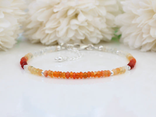 fire opal bracelet
