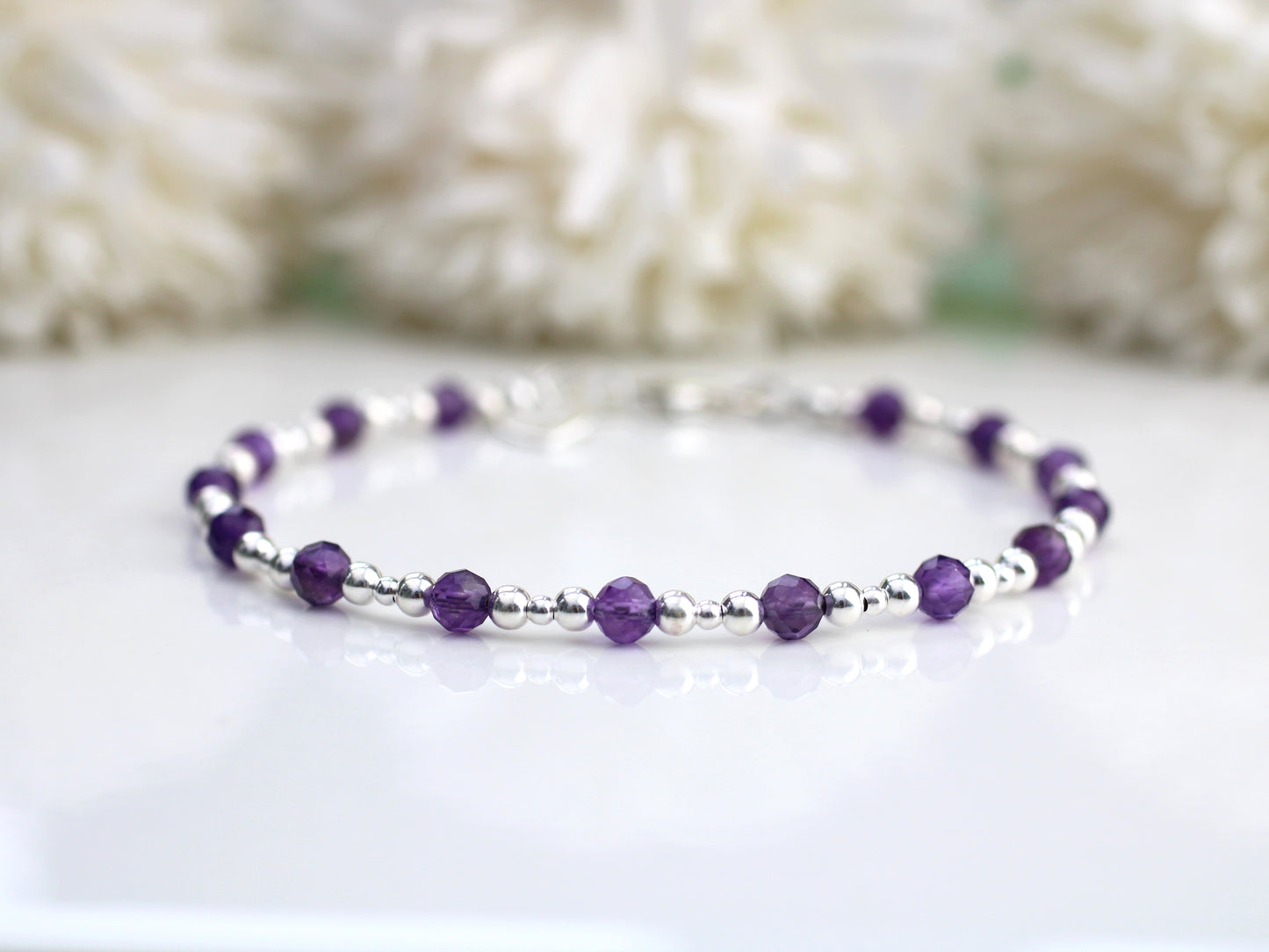 genuine amethyst bracelet