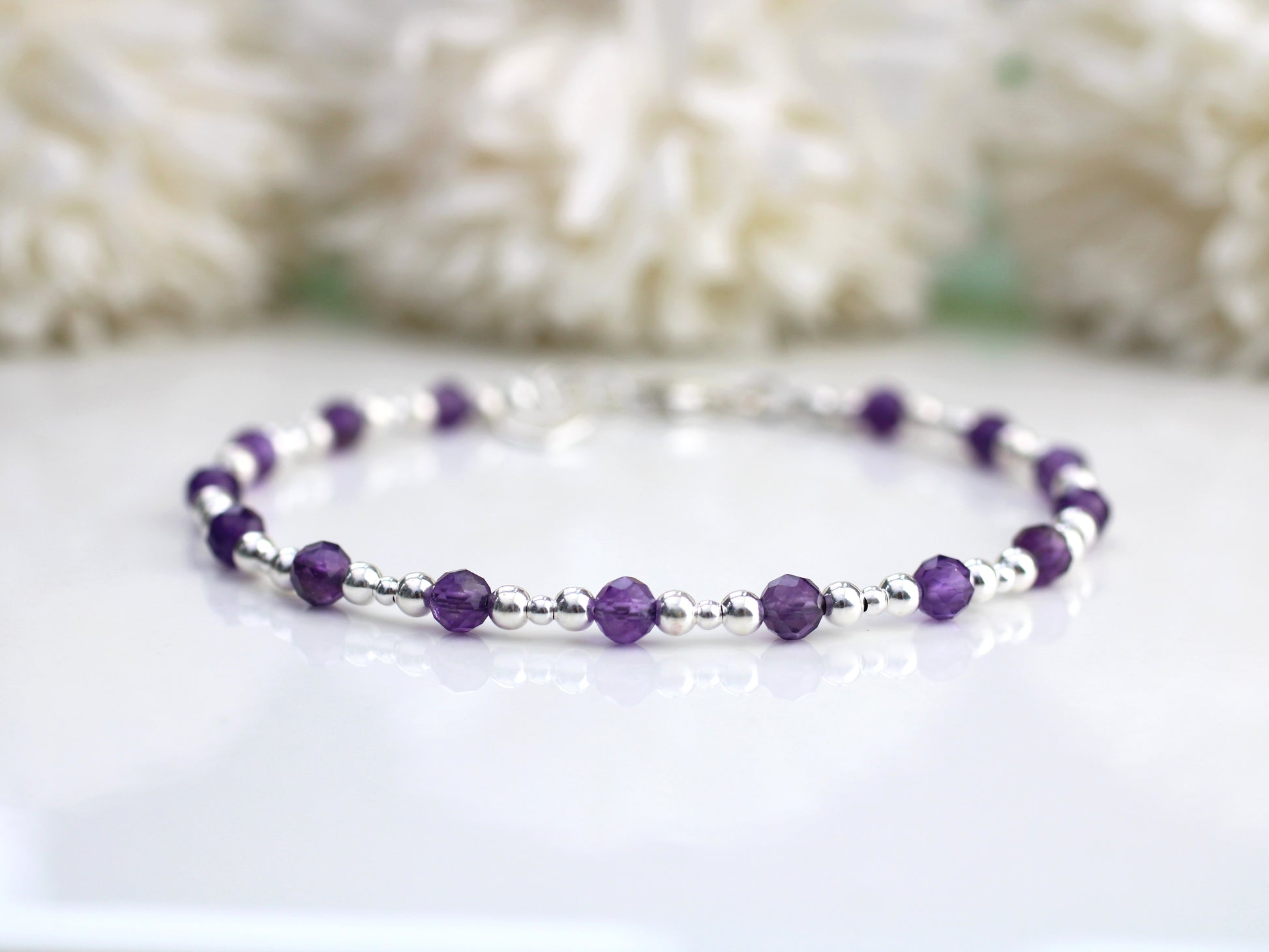 genuine amethyst bracelet