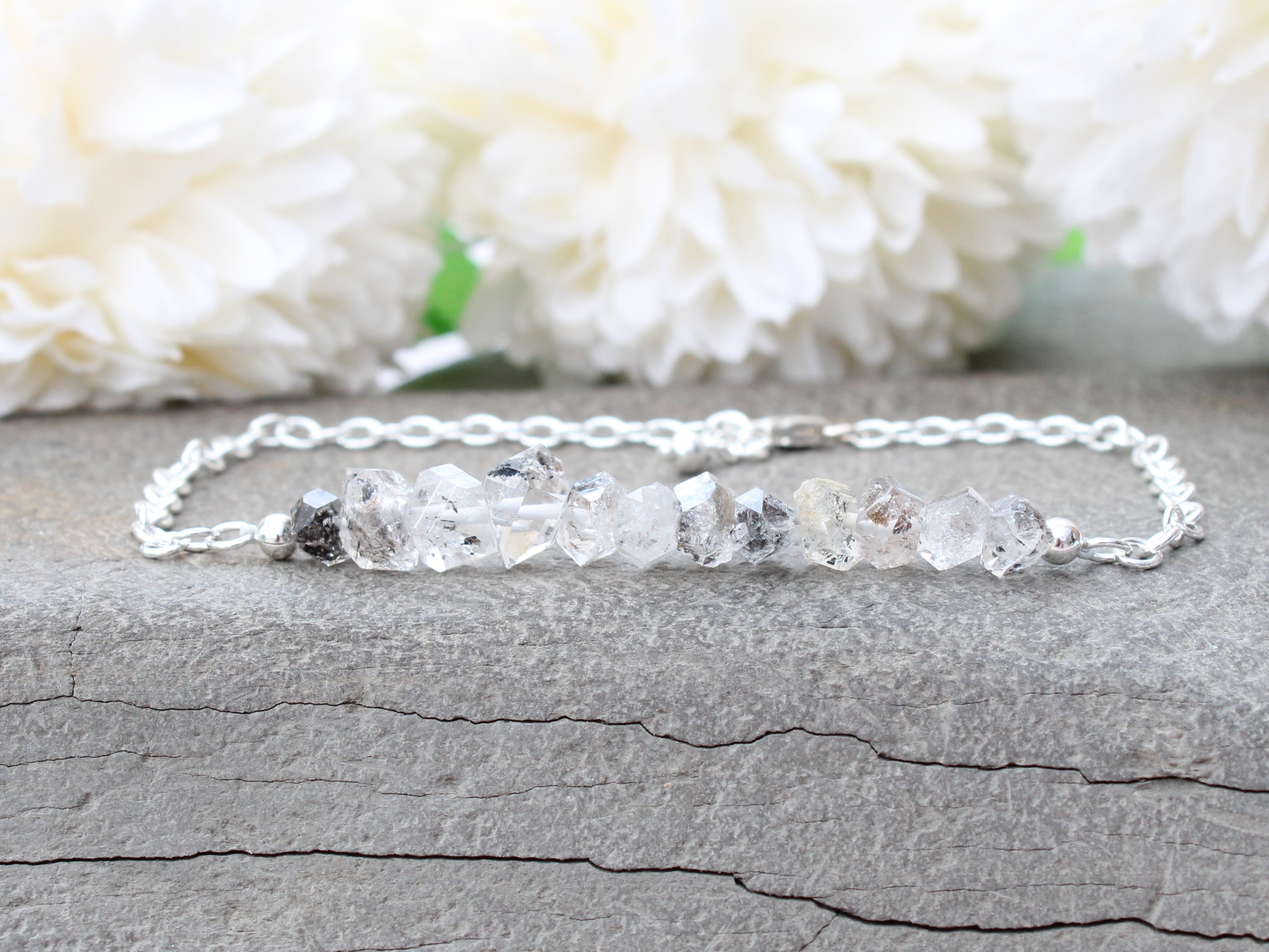 Herkimer Diamond Bracelet – Melt'm Jewelry