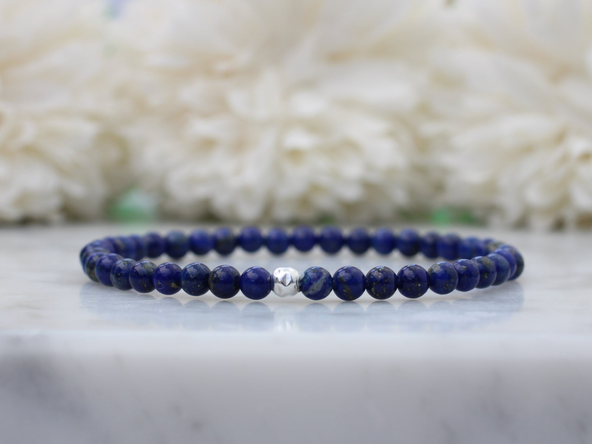 lapis lazuli stretch bracelet