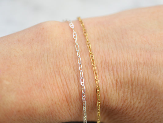 Mariner Permanent Jewellery Chain – Sterling Silver & Gold Filled | Buy Now, Weld Later