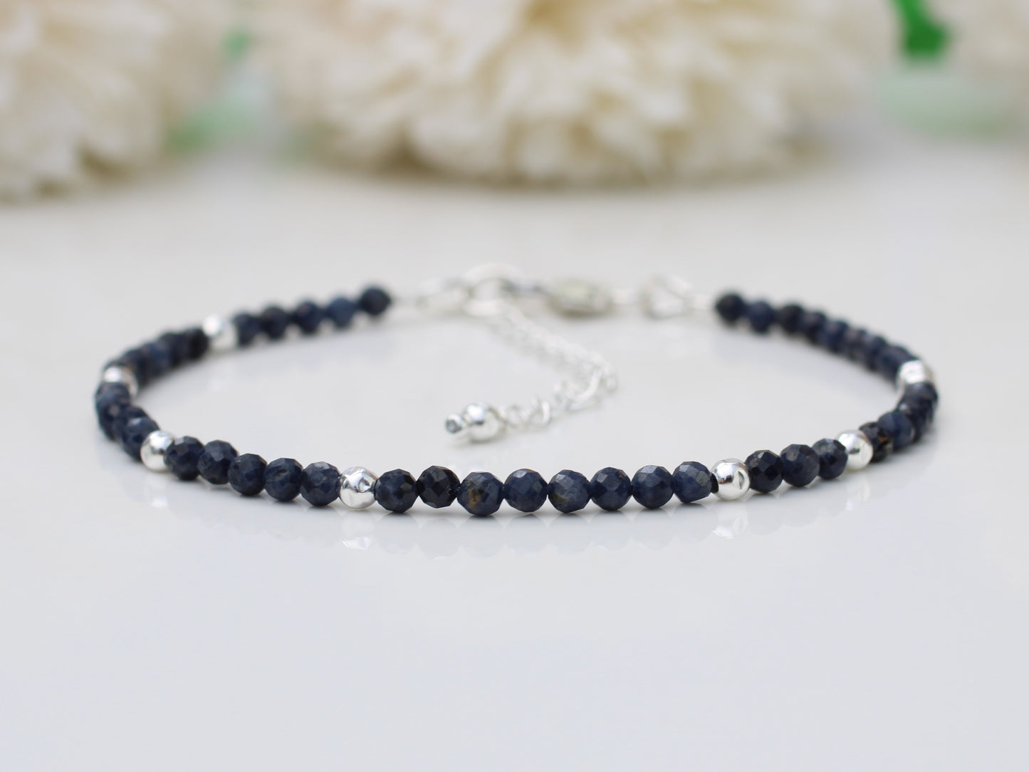 natural sapphire bracelet