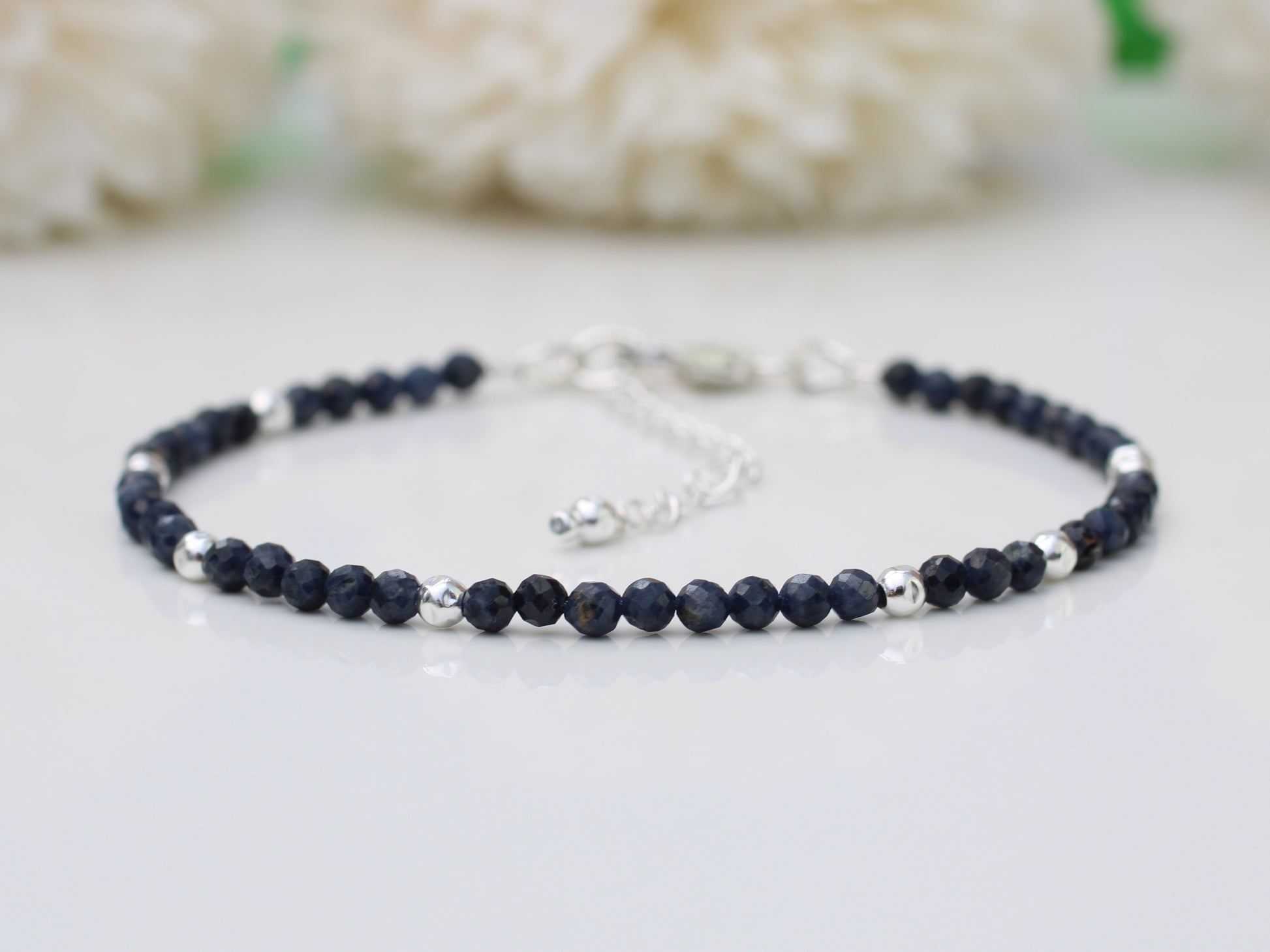 natural sapphire bracelet