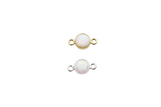 opal connectors on a white background