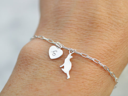 personalised cat bracelet