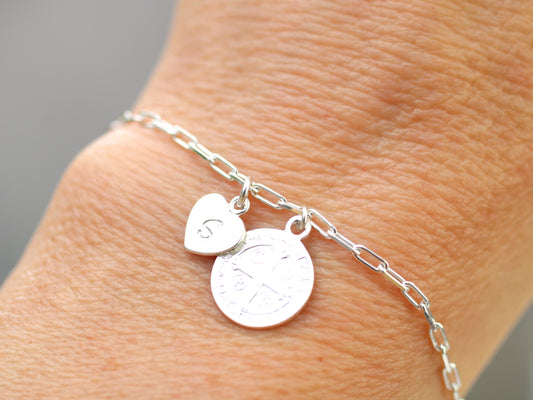 personalised saint benedict bracelet