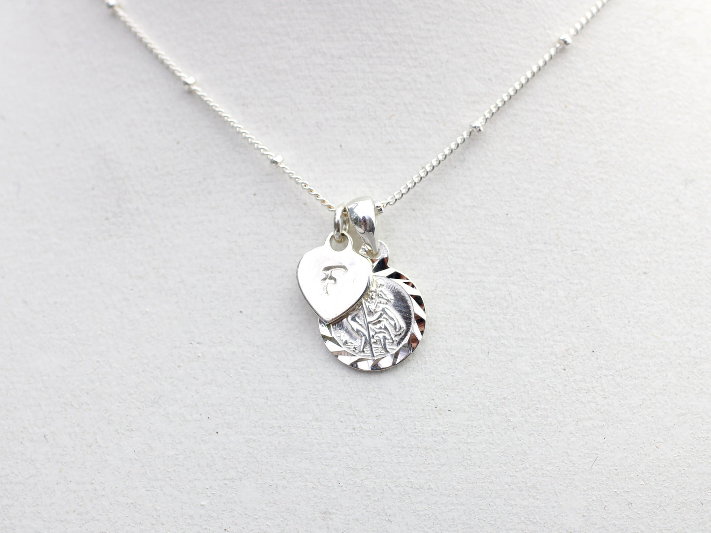 personalised saint christopher necklace