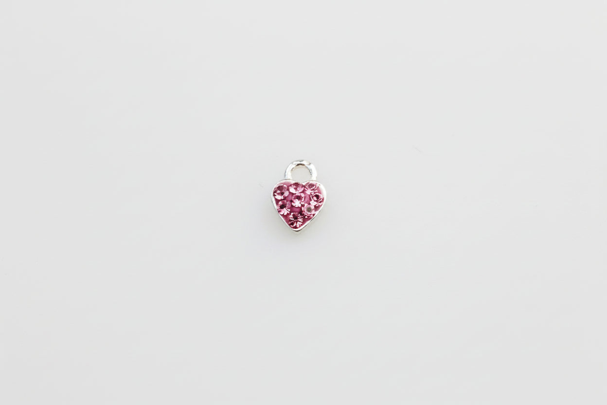 pink heart charm