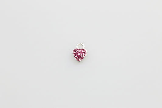 pink heart charm
