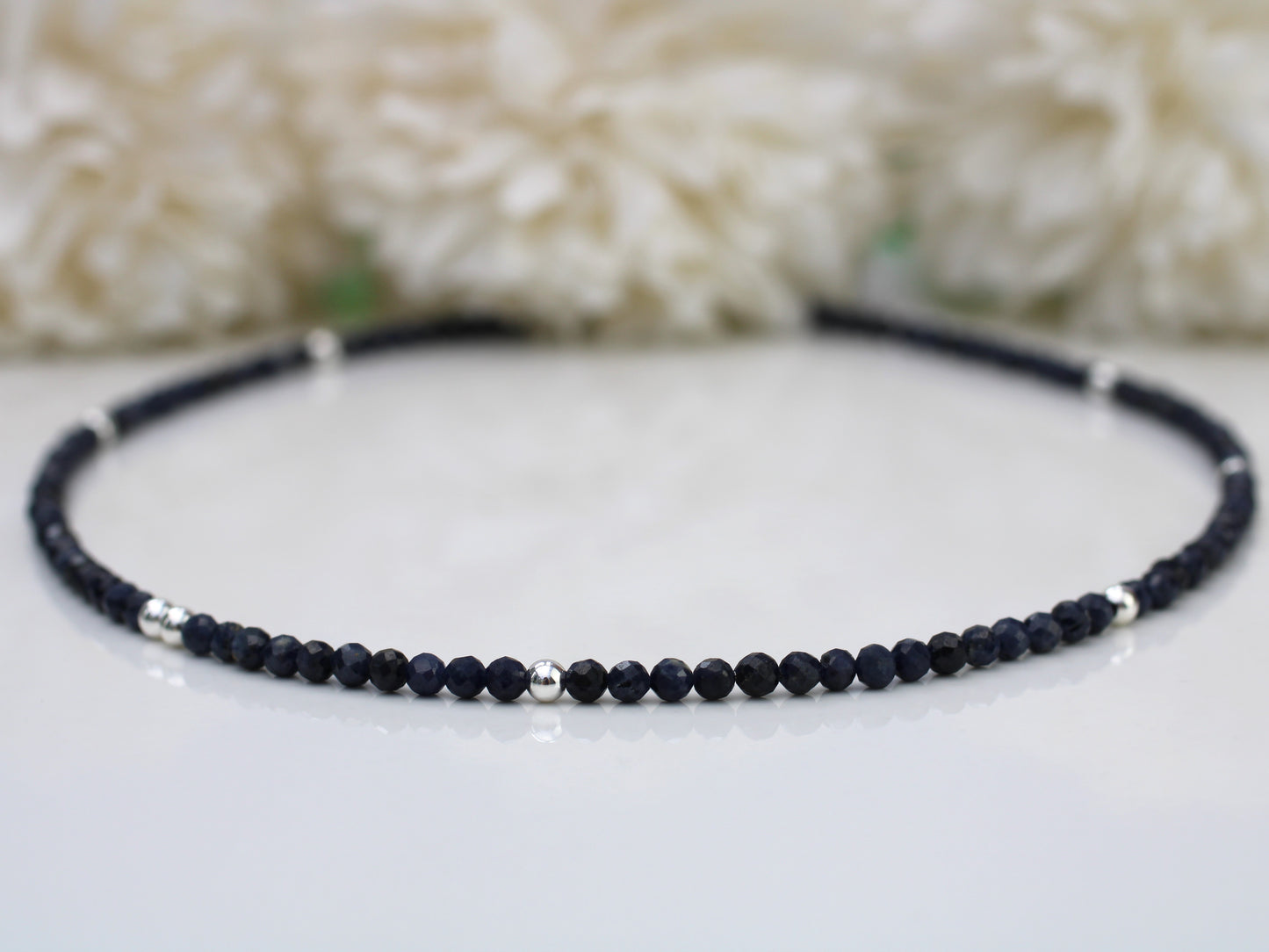 sapphire choker necklace