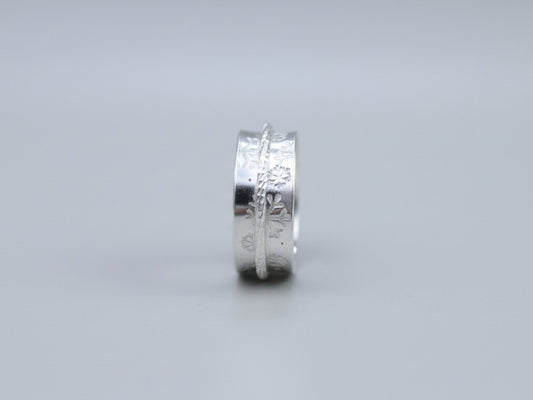 Snowflake spinner ring.