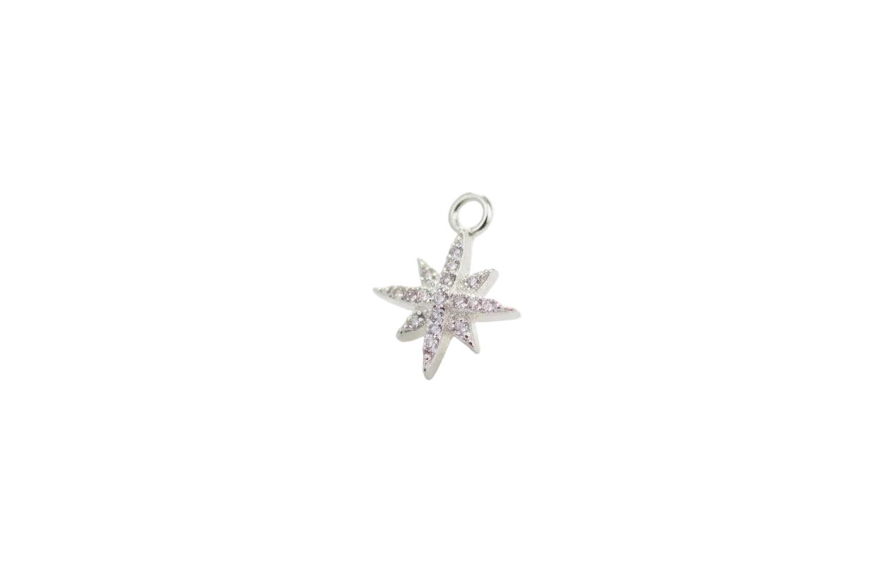 Sparkly North Star charm.
