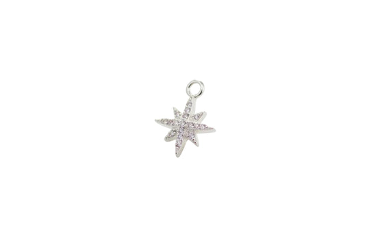 Sparkly North Star charm.