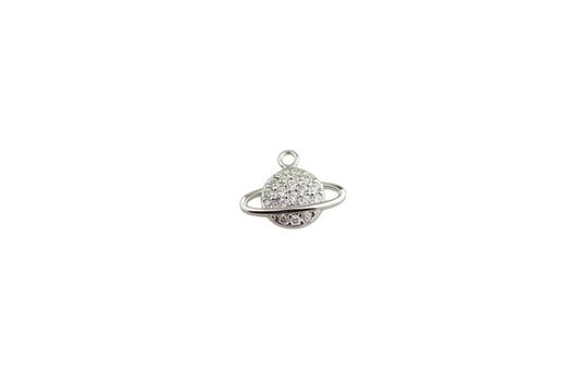 Sparkly planet charm.