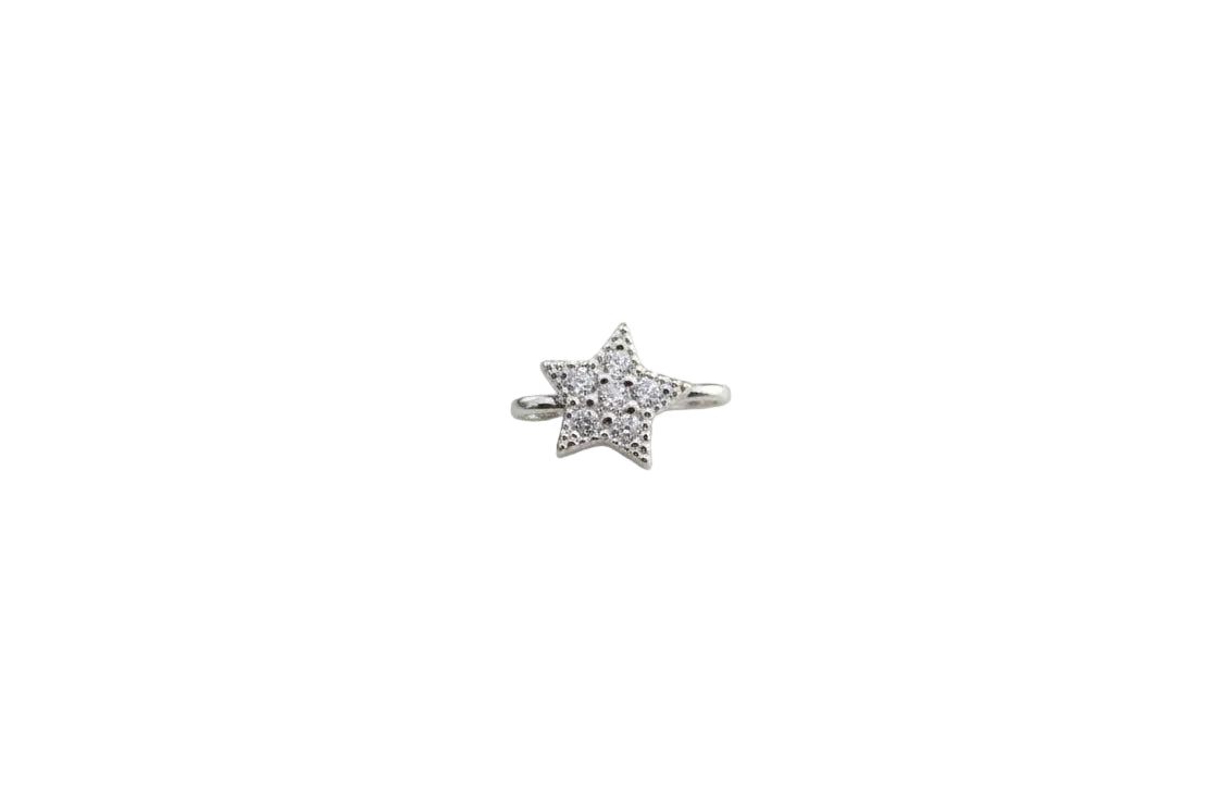 Sparkly star connector.