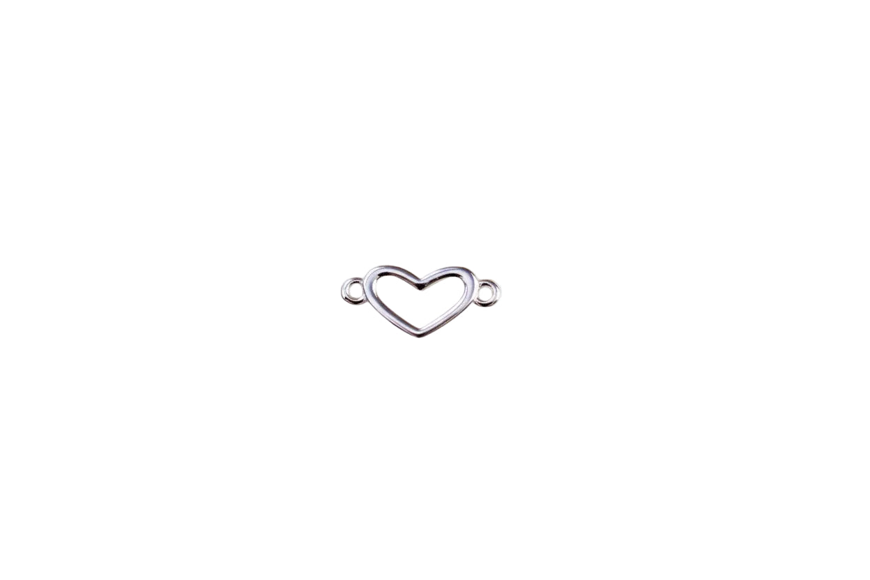 heart connector in a white background