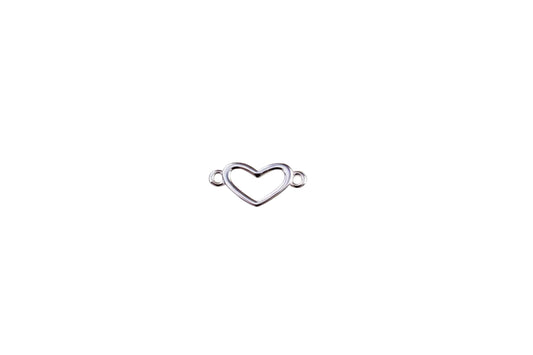 heart connector in a white background