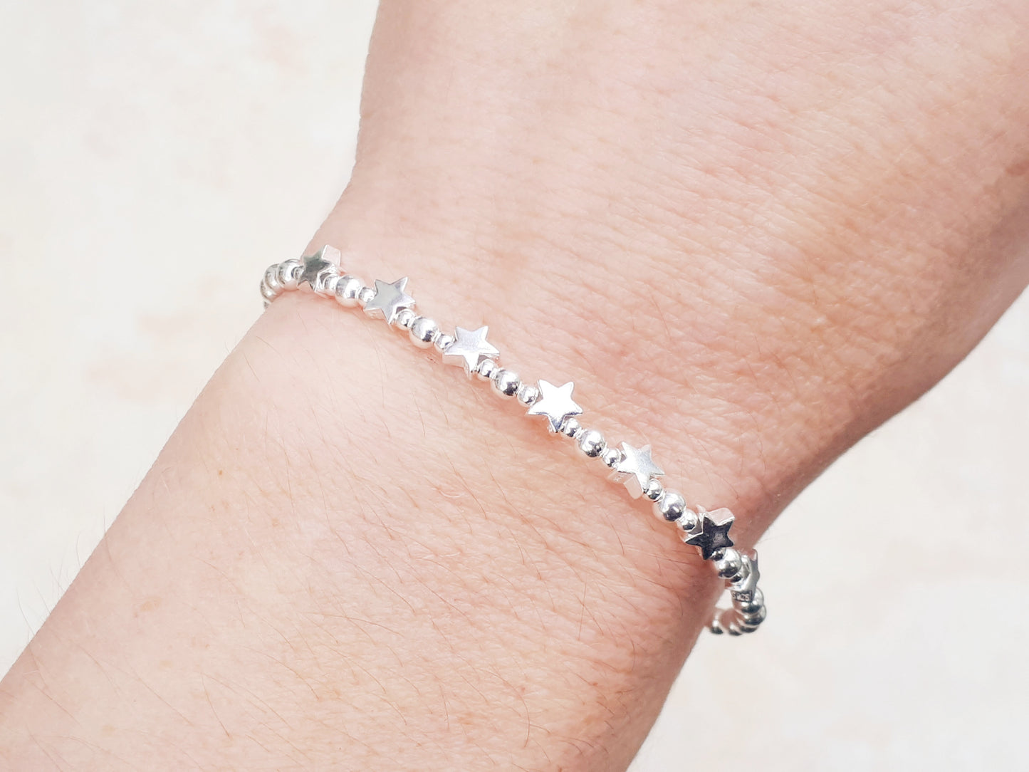 Star milestone bracelet. 30th, 40th, 50th, 60th, 70th.