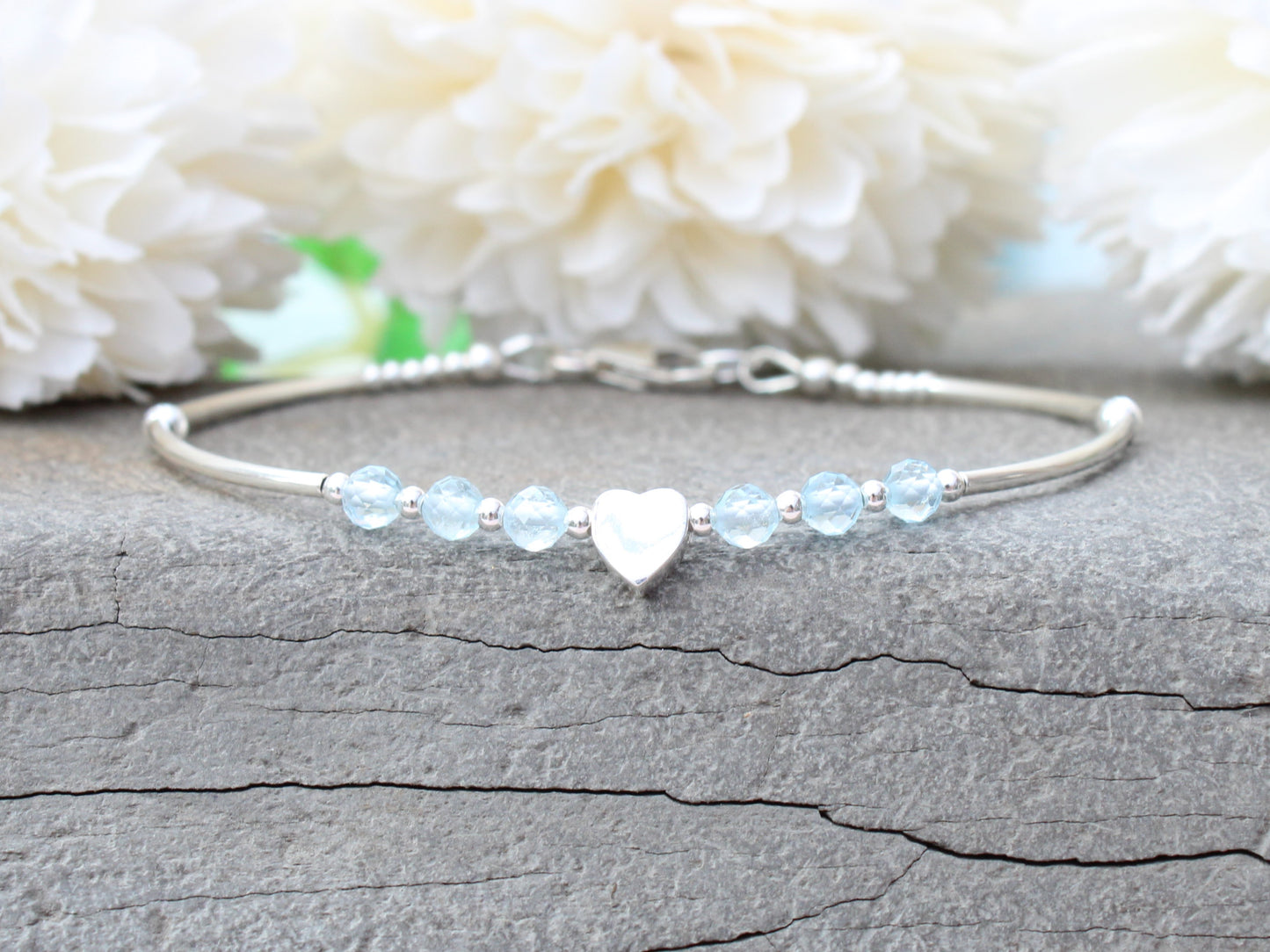 Blue topaz bracelet