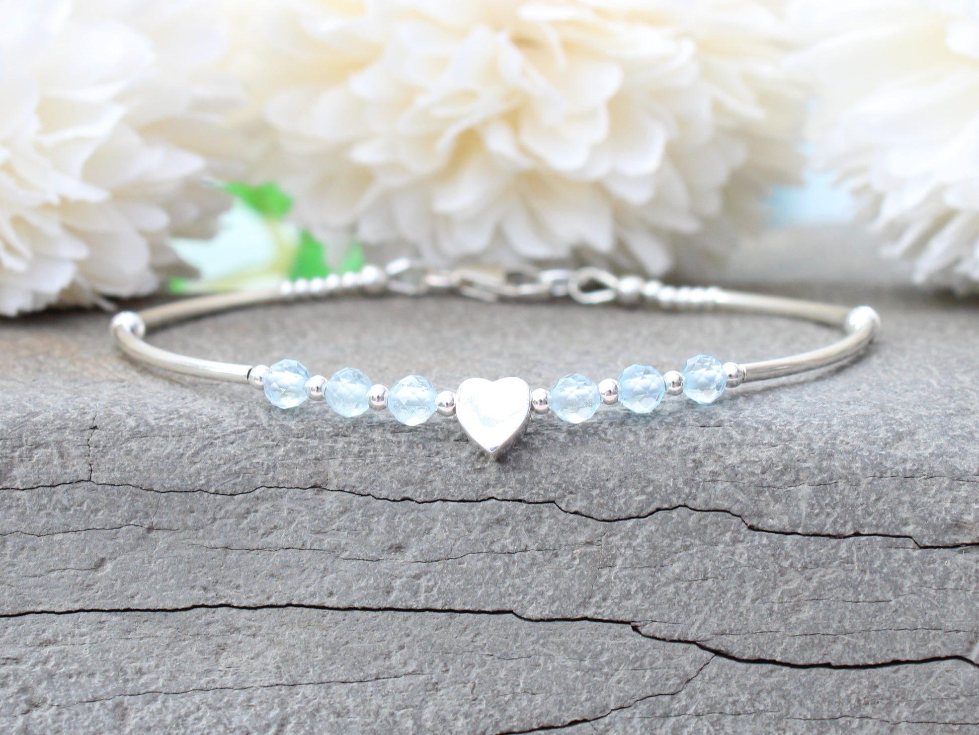 Blue topaz bracelet