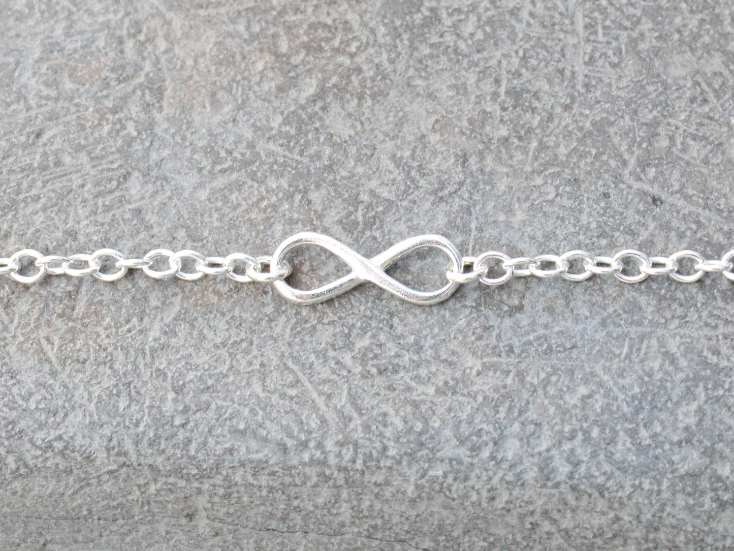 Best friend bracelet. Sterling silver infinity bracelet.