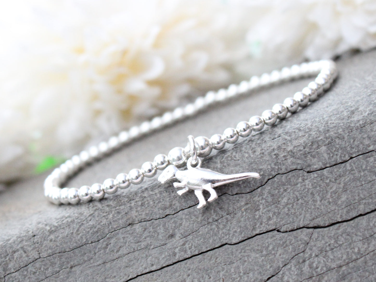 T rex charm bracelet.